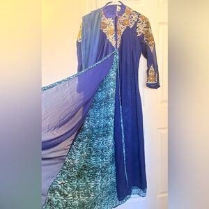 Women anarkali dress gown dress salwar kameez